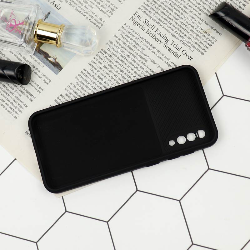 قاب طرح سیلیکونی محافظ لنزدار کشویی Samsung A30s / A50s