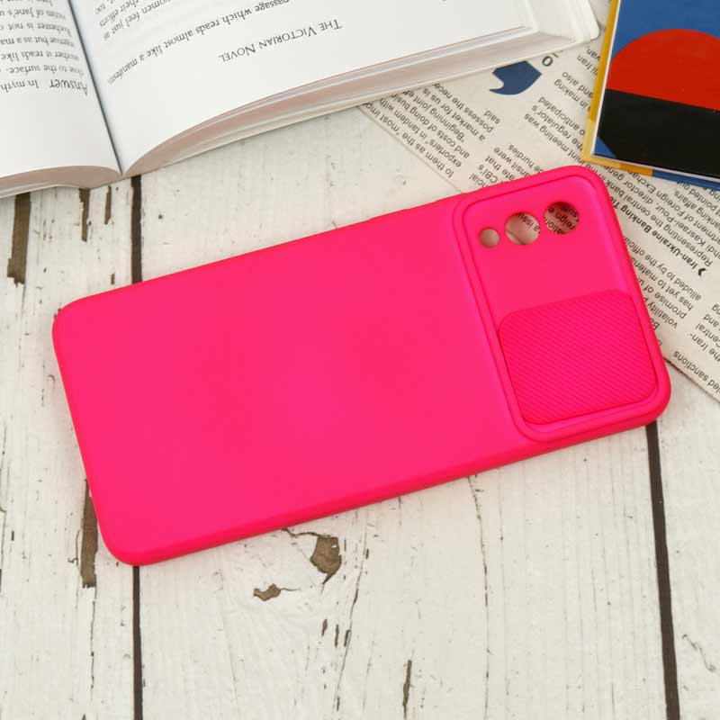 قاب سیلیکونی محافظ لنزدار کشویی سامسونگ A02/M02