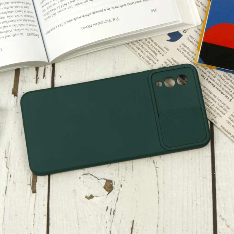 قاب سیلیکونی محافظ لنزدار کشویی سامسونگ A02/M02