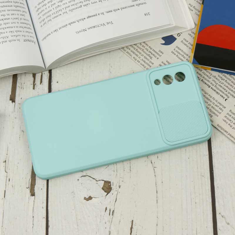 قاب سیلیکونی محافظ لنزدار کشویی سامسونگ A02/M02