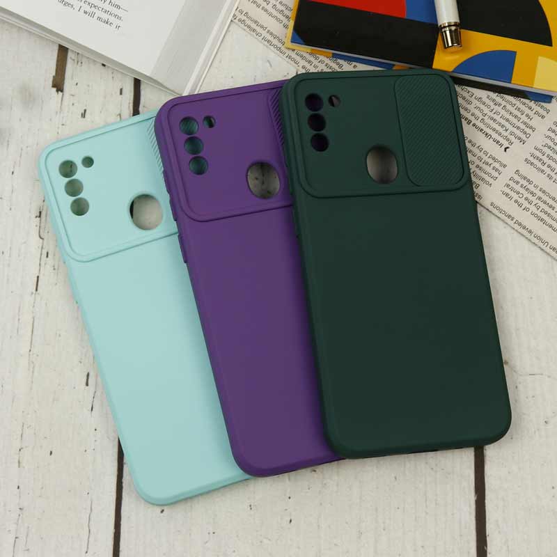 قاب سیلیکونی محافظ لنزدار کشویی Samsung A11