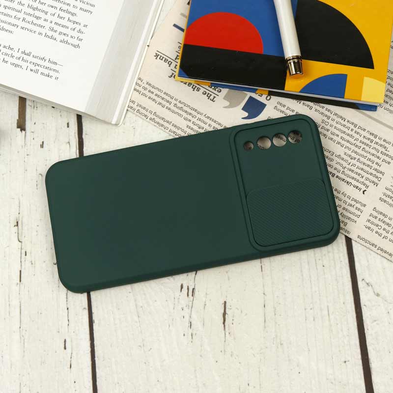 قاب سیلیکونی محافظ لنزدار کشویی سامسونگ A30s / A50s