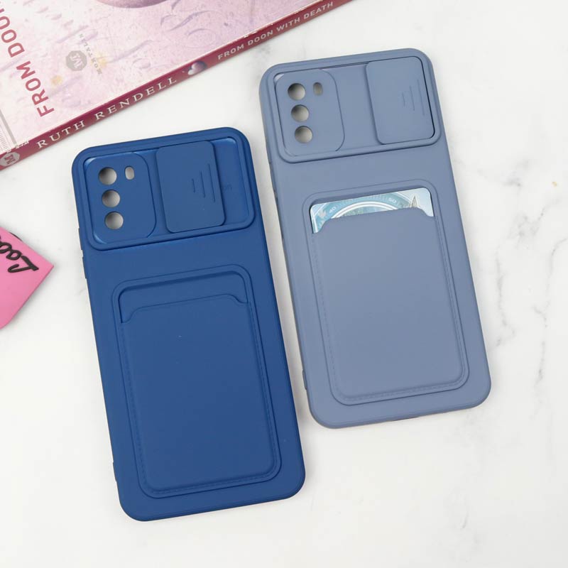 قاب سیلیکونی محافظ لنزکشویی جاکارتی دار Xiaomi Poco M3 دارک