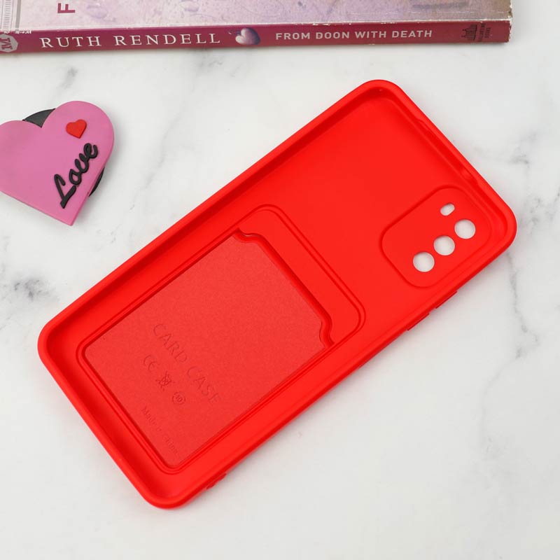 قاب سیلیکونی محافظ لنزکشویی جاکارتی دار Xiaomi Poco M3 رنگی