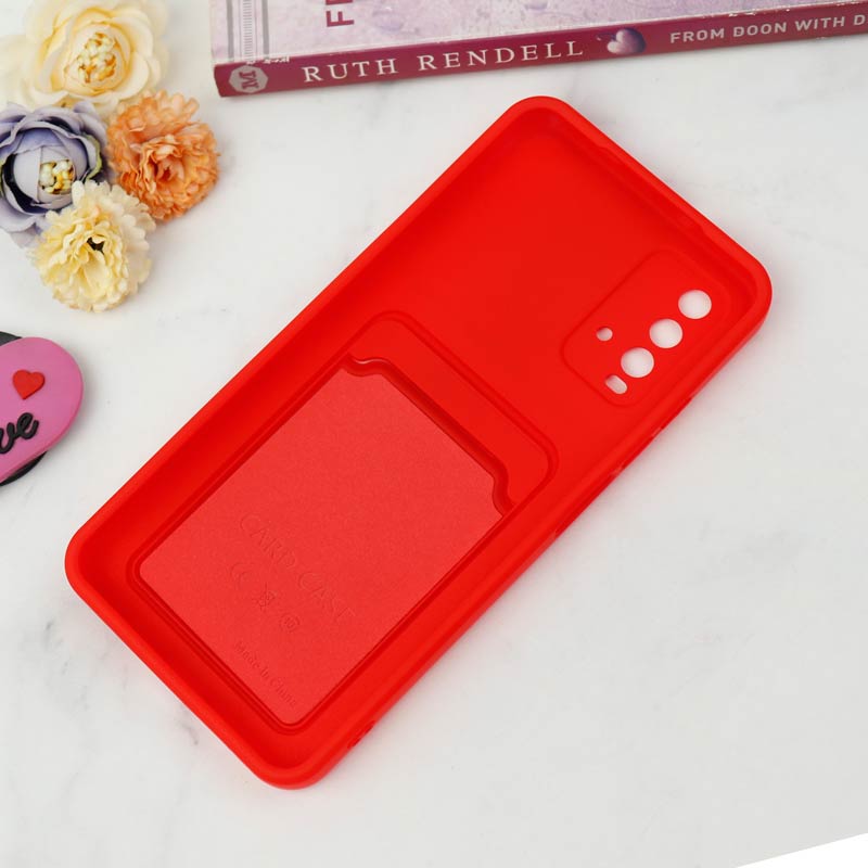 قاب سیلیکونی محافظ لنزکشویی جاکارتی دار Xiaomi Redmi 9T رنگی