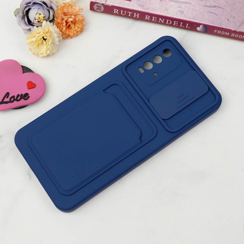 قاب سیلیکونی محافظ لنزکشویی جاکارتی دار Xiaomi Redmi 9T دارک