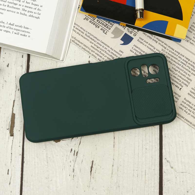 قاب سیلیکونی محافظ لنزدار کشویی شیائومی Redmi Note 10