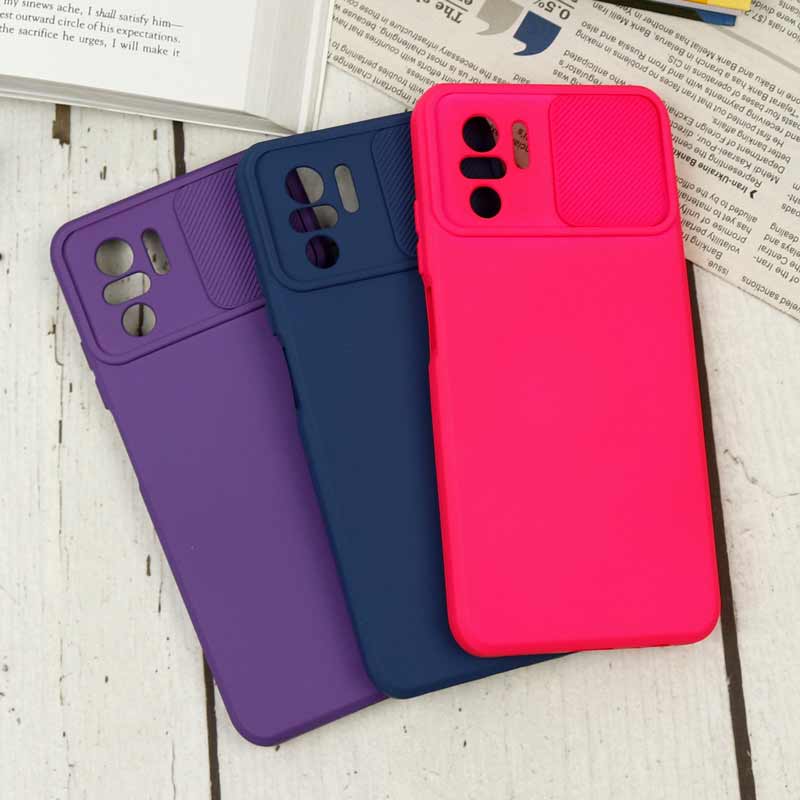 قاب سیلیکونی محافظ لنزدار کشویی شیائومی Redmi Note 10