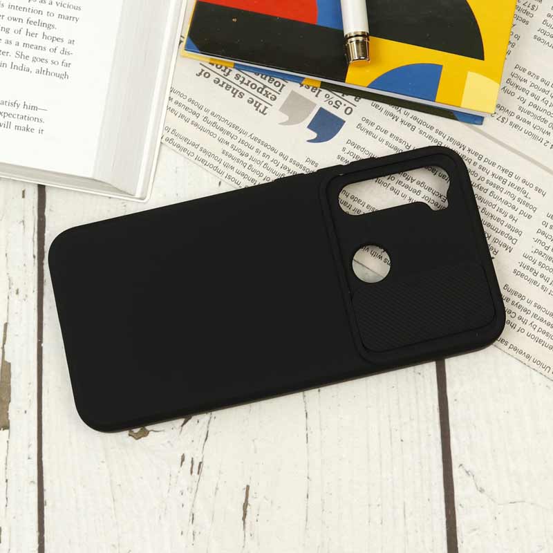 قاب سیلیکونی محافظ لنزدار کشویی شیائومی Redmi Note 8