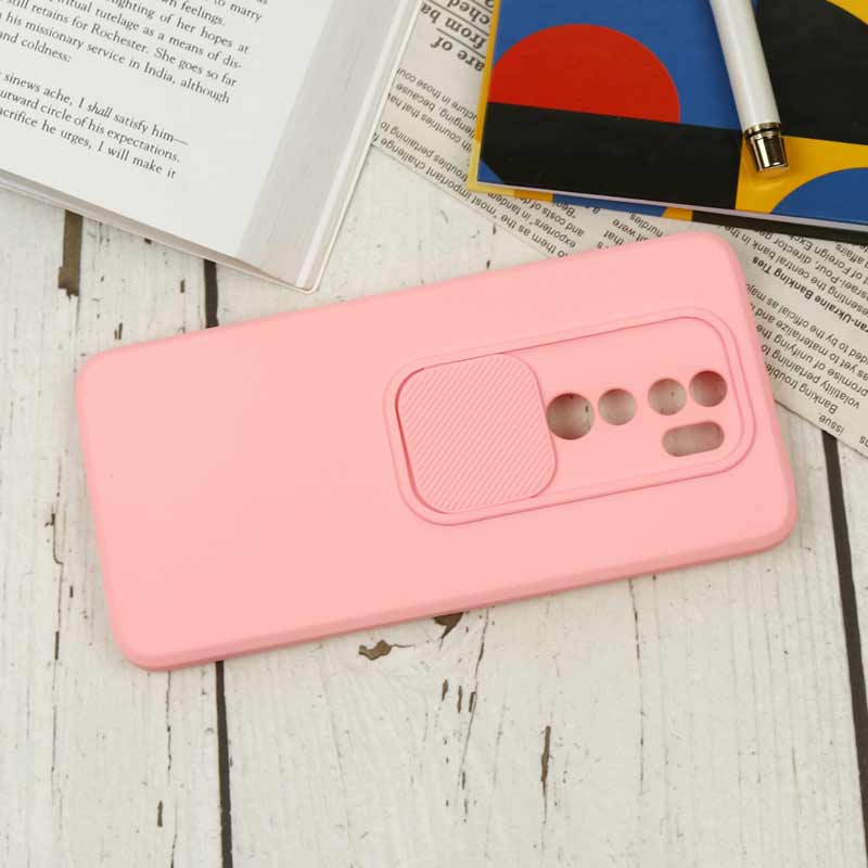 قاب سیلیکونی محافظ لنزدار کشویی شیائومی Redmi Note 8 Pro