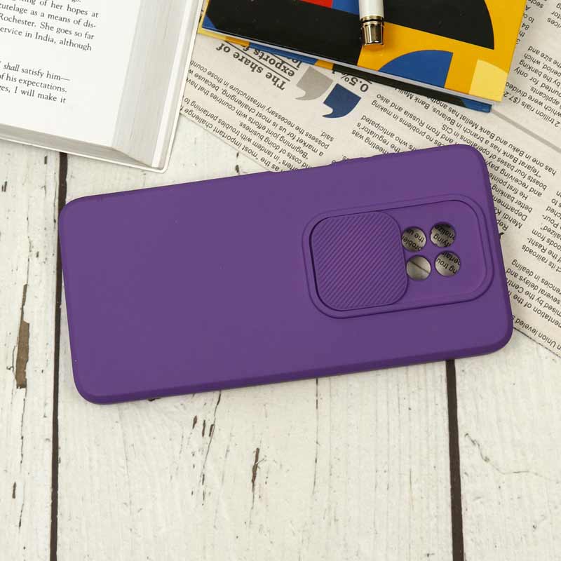 قاب سیلیکونی محافظ لنزدار کشویی شیائومی Redmi Note 9T