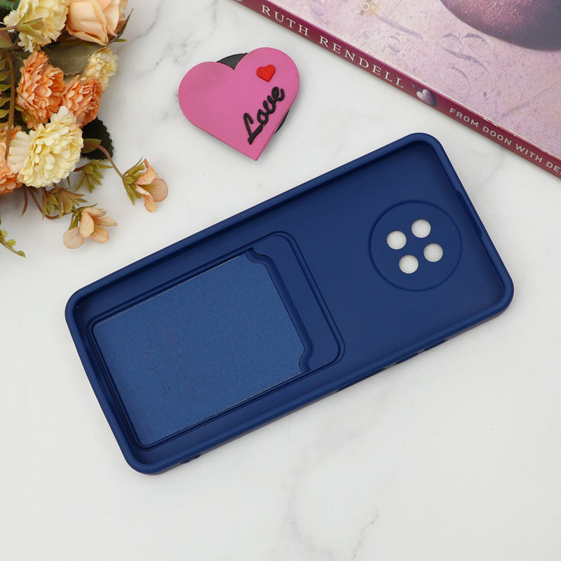 قاب سیلیکونی جاکارتی دار محافظ لنزکشویی Xiaomi Redmi Note 9T دارک