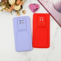 قاب سیلیکونی جاکارتی دار محافظ لنزکشویی Xiaomi Redmi Note 9T لایت