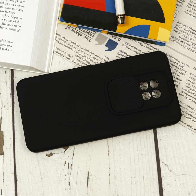 قاب سیلیکونی محافظ لنزدار کشویی شیائومی Redmi Note 9T