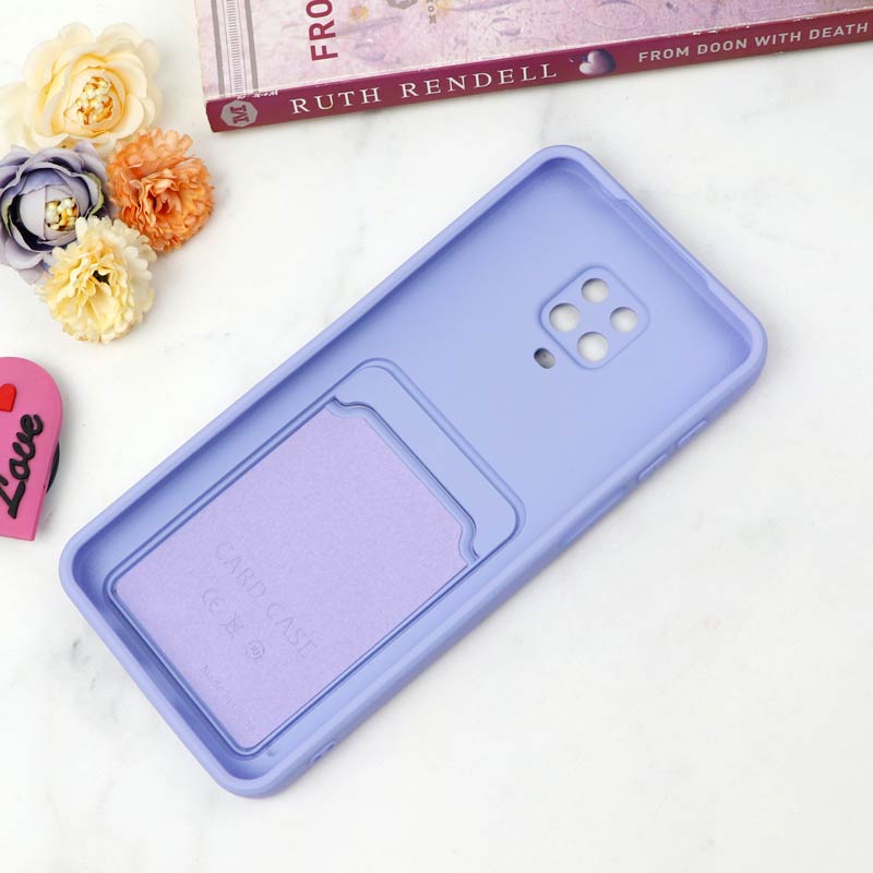 قاب سیلیکونی محافظ لنزکشویی جاکارتی دار Xiaomi Redmi Note 9s / Note 9 Pro رنگی