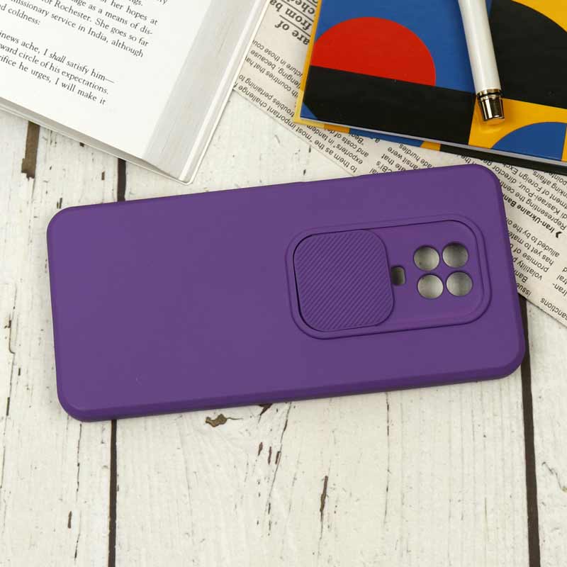 قاب سیلیکونی محافظ لنزدار کشویی شیائومی Redmi Note 9s / Note 9 Pro