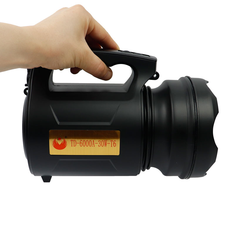 چراغ قوه شارژی TD-6000A-30W-T6