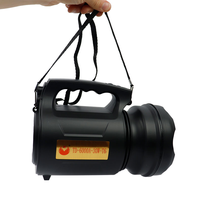 چراغ قوه شارژی TD-6000A-30W-T6