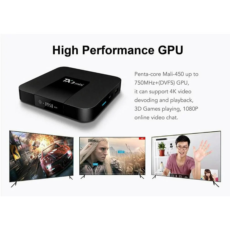اندروید باکس TX3 Mini 16GB 4K + ریموت کنترل