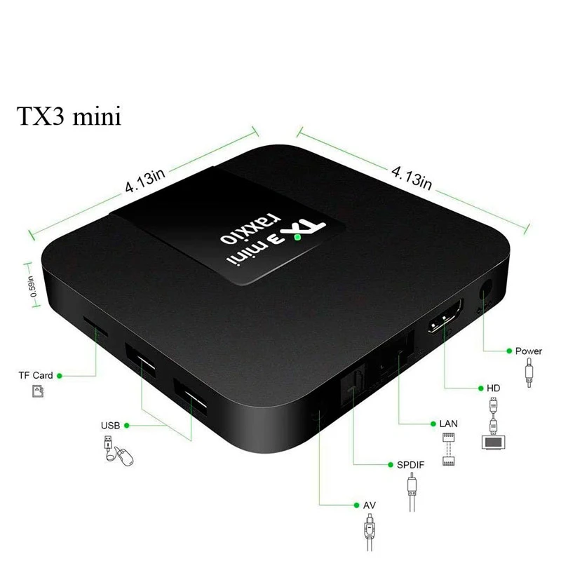 اندروید باکس TX3 Mini 16GB 4K + ریموت کنترل