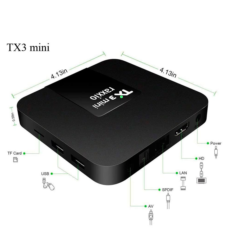 اندروید باکس TX3 Mini 16GB 4K + ریموت کنترل