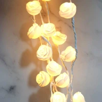 ریسه طرح درختچه پلاستیکی آفتابی طول 0.5 متر