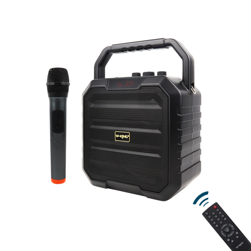 اسپیکر بلوتوثی رم و فلش خور W-King K1S + میکروفون و ریموت کنترل