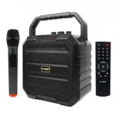 اسپیکر بلوتوثی رم و فلش خور W-King K1S + میکروفون و ریموت کنترل