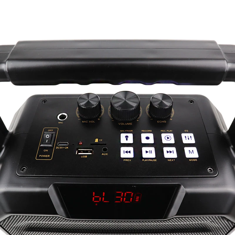 اسپیکر بلوتوثی رم و فلش خور W-King K1S + میکروفون و ریموت کنترل