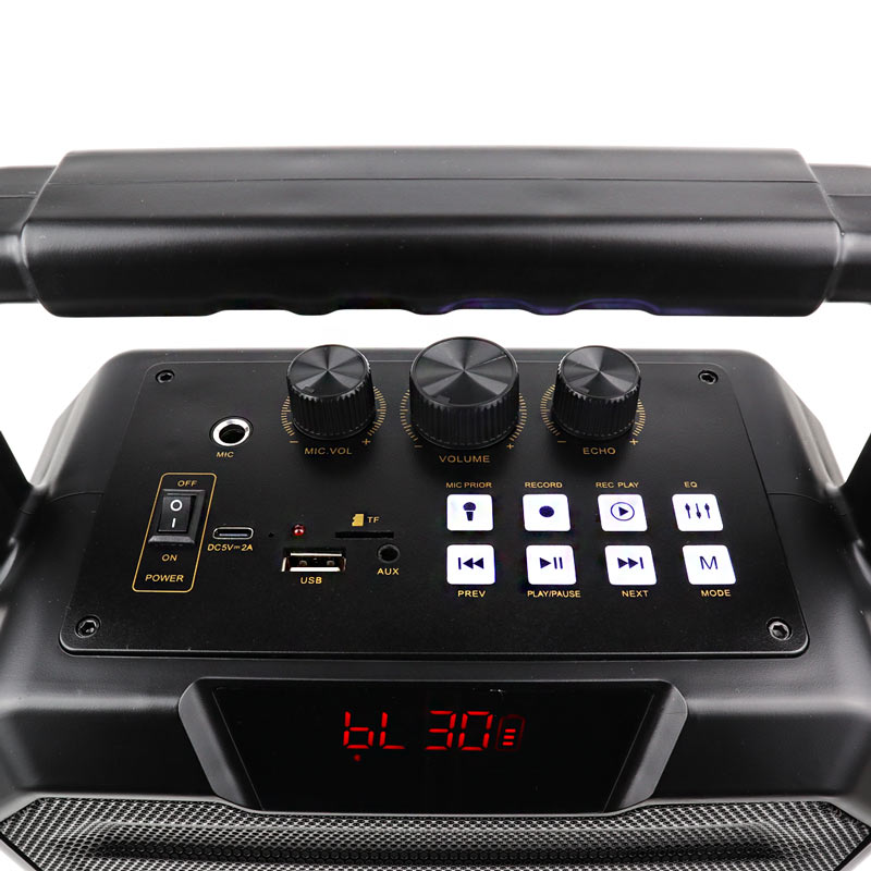 اسپیکر بلوتوثی رم و فلش خور W-King K1S + میکروفون و ریموت کنترل