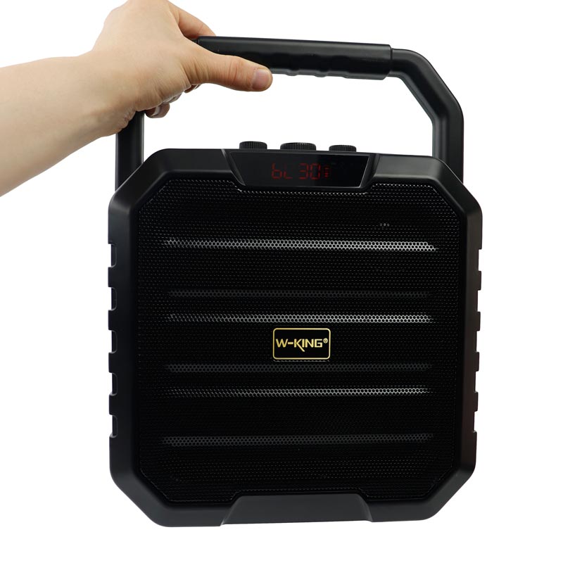 اسپیکر بلوتوثی رم و فلش خور W-King K1S + میکروفون و ریموت کنترل