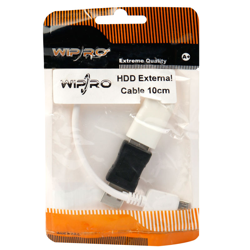 تبدیل مادگی هارد Wipro USB 10cm + برل USB