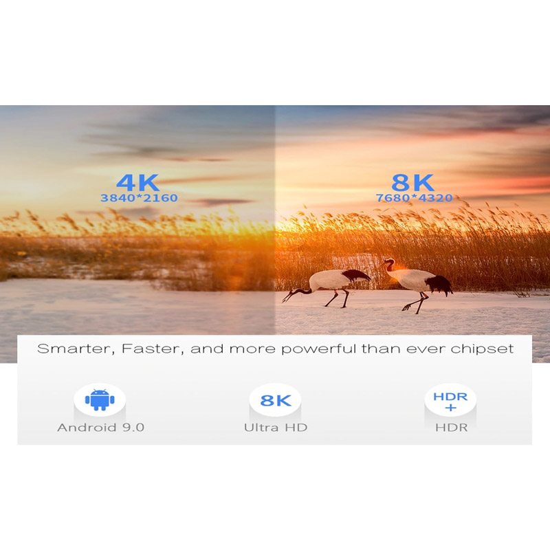 اندروید باکس X96 MAX Plus 64GB 8K + ریموت کنترل