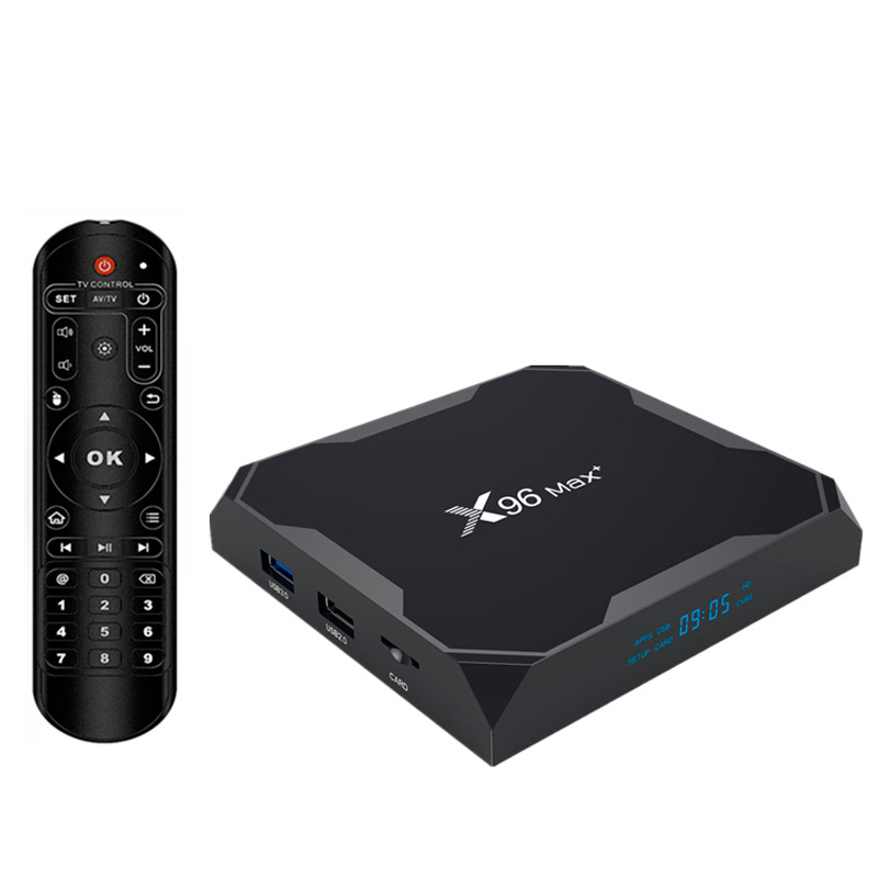 اندروید باکس X96 MAX Plus 64GB 8K + ریموت کنترل