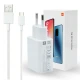 شارژر دیواری فست شارژ Xiaomi Note 9S QC3 22.5W سرجعبه + کابل Type-C و جعبه گوشی