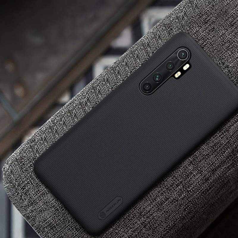 قاب اورجینال ضدضربه Super Frosted نیلکین Xiaomi Mi Note 10 Lite مشکی