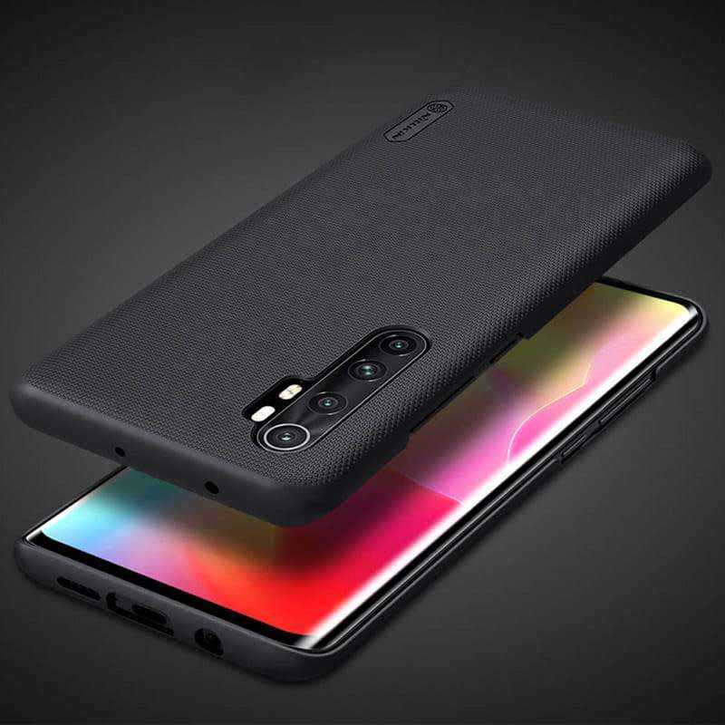 قاب اورجینال ضدضربه Super Frosted نیلکین Xiaomi Mi Note 10 Lite مشکی