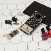 قاب فانتزی صندوقی LV مشکی طلایی + آویز دستی Xiaomi Poco X3