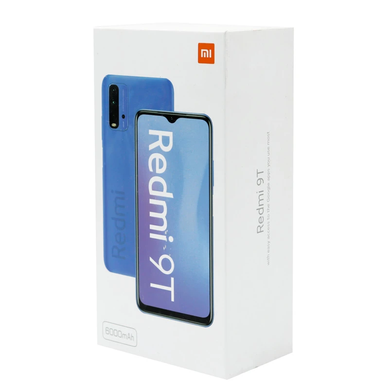 شارژر دیواری فست شارژ Xiaomi Redmi 9T QC3 22.5W سرجعبه + کابل Type-C و جعبه گوشی