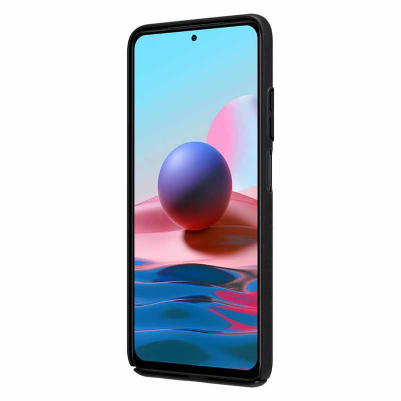 قاب اورجینال ضدضربه Super Frosted نیلکین Xiaomi Redmi Note 10 مشکی