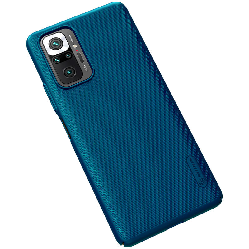 قاب اورجینال ضدضربه Super Frosted نیلکین Xiaomi Redmi Note 10 Pro مشکی