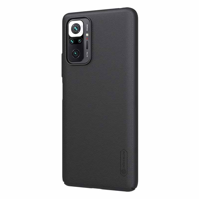 قاب اورجینال ضدضربه Super Frosted نیلکین Xiaomi Redmi Note 10 Pro مشکی