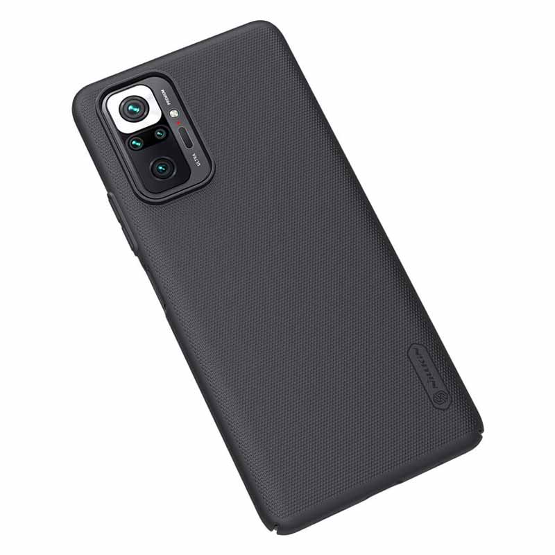 قاب اورجینال ضدضربه Super Frosted نیلکین Xiaomi Redmi Note 10 Pro مشکی