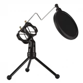 پاپ فیلتر میکروفون یانمای Yanmai PS-3 + سه پایه لرزشگیر