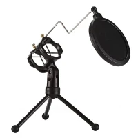 پاپ فیلتر میکروفون یانمای Yanmai PS-3 + سه پایه لرزشگیر