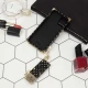 قاب فانتزی صندوقی LV مشکی طلایی + آویز دستی iPhone 12 Mini