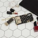 قاب فانتزی صندوقی LV مشکی طلایی + آویز دستی iPhone X/XS