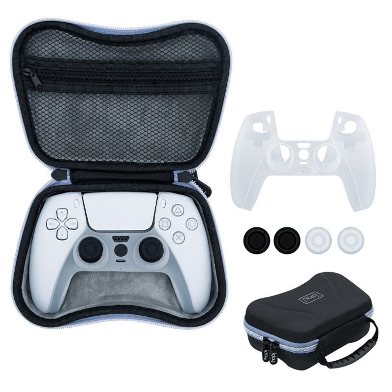 کیف شش کاره iPlay DualSense + کاور سفید شفاف