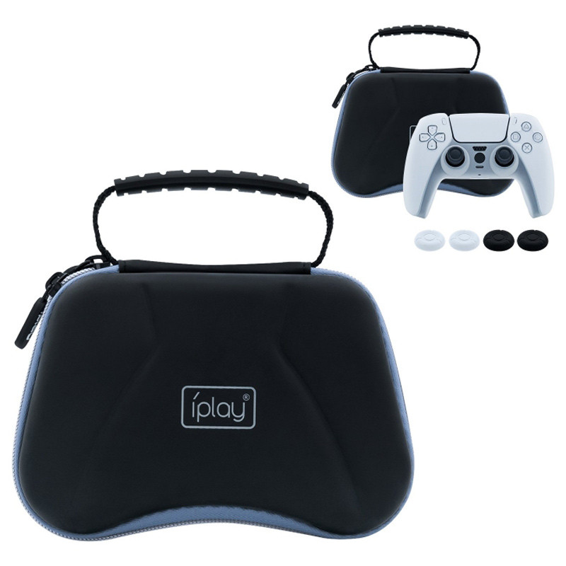 کیف شش کاره iPlay DualSense + کاور سفید شفاف