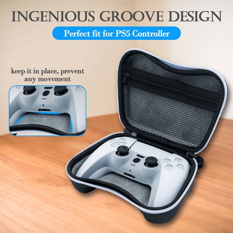 کیف شش کاره iPlay DualSense + کاور سفید شفاف